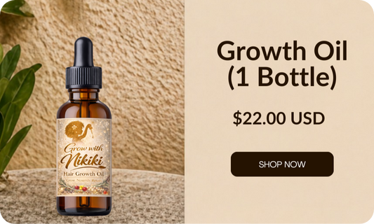 Grow with Nikiki - Tripple Infused Hair Growth Oil (50ml)